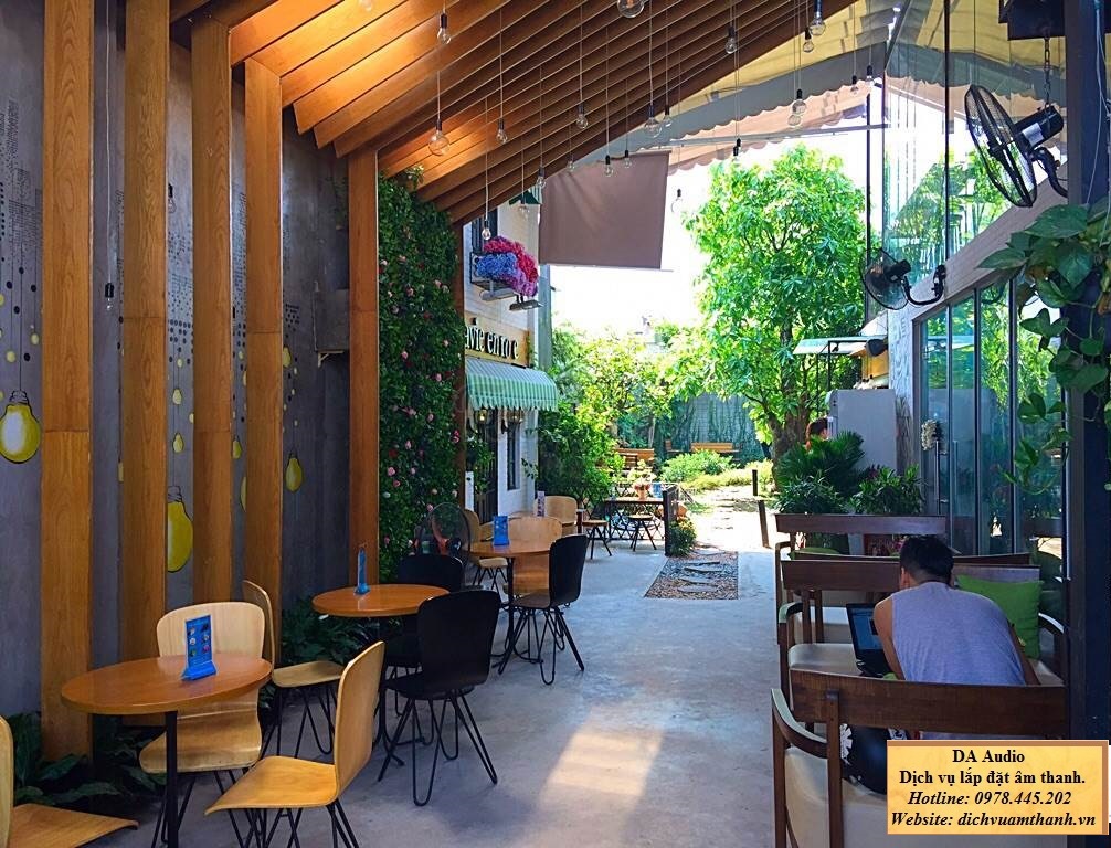 he thong am thanh quan cafe mia