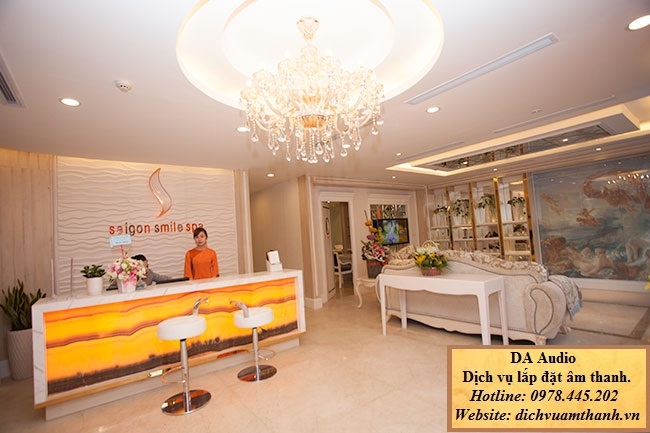 hệ thống loa âm trần cho spa