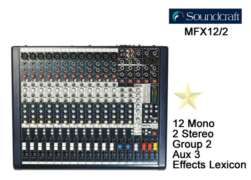 Mixer Soundcraft MFX12 2